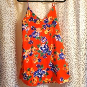 Lulus bright floral dress